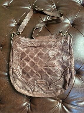 Liebeskind Quilted Leather Crossbody Bag - Brown